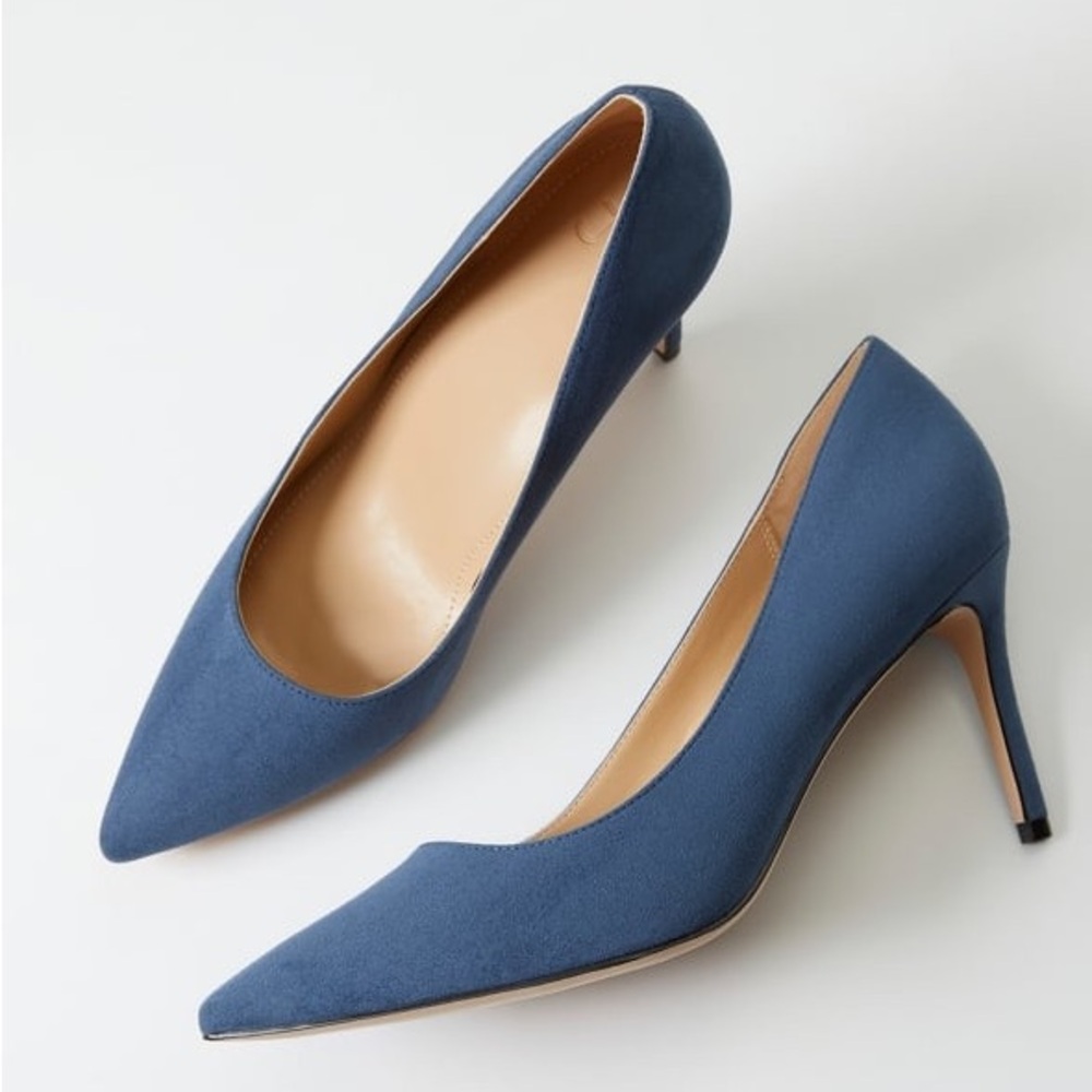Elegant Blue Women's Heels